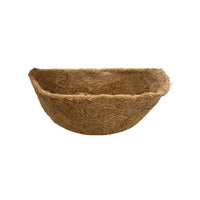 Half Round Coco Coir Liner for Wall Hanging Planters, Breathable & Leak-Proof, for Outdoor Garden Balcony Patio