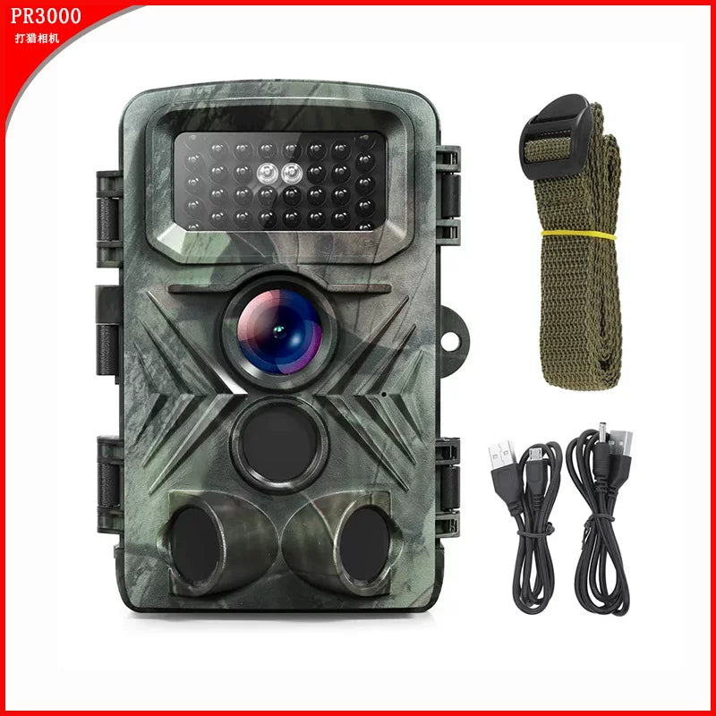Infrared HD Waterproof Hunting Camera for Outdoor Surveillance and Photography with Multi-Stabilization