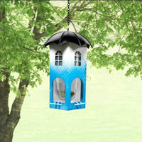 Hanging Castle Bird Feeder for Garden & Patio Decoration