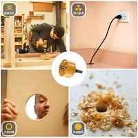 Bi-Metal Hole Saw Drill Bit for Wood, Plasterboard, Metal, and PVC