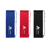 Badminton Racket Velvet Drawstring Bag, Portable Protective Cover for 1-3 Rackets, Shoulder Strap Included