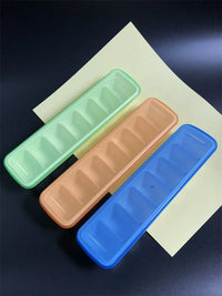 JiaYi R2064 Large Ice Cube Tray with Lid, 2-Pack Stackable Ice Cube Molds for Freezer, Big Ice Cube Box