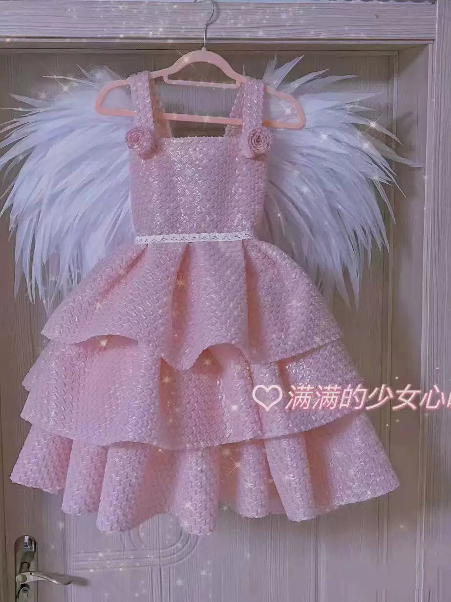 Kids' Bubble Wrap Princess Dress for Fashion Show and Performance