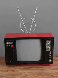 Retro Decorative Model Ornaments: Typewriter, Gramophone, Radio, TV, Projector, Camera