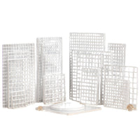 Heavy-Duty White Wire Mesh Panel for Balcony Fencing and Animal Enclosures