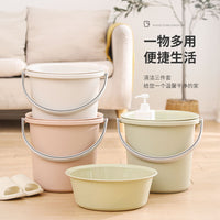 Thickened Plastic Portable Bucket Multi-functional Storage Washing Basin for Home Dormitory