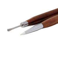 Dual-Ended Nail Art Carving & Mixing Silicone Pen for Gel, Embossing, Painting, and Mirror Powder Application