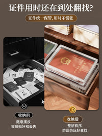 Household Document Storage Box for Certificates, Property Deeds, Birth Certificates, and Important Files