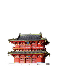 Dule Temple Guanyin Pavilion Miniature Wooden Dou Gong Model Kit, Traditional Chinese Architecture Building Blocks