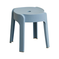 Stackable Thickened Plastic Round Stool for Adults and Kids, Non-Slip Bathroom and Coffee Table Stool