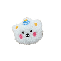 Cute Cartoon Plush Bear Brooch / Pendant for Bags, Hats, and Apparel