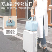 Large Capacity Portable Hanging Toiletry Bag with Compartments for Travel