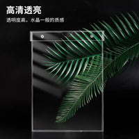 Acrylic Double-Layer A3/A5 Rainproof Dustproof Display Frame for Documents