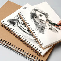 Thick Hardcover Sketchbook A4 8K 16K for Art Students Kids Drawing Practice