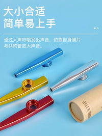 Kids Kazoo Musical Instrument with Diaphragms for Beginners