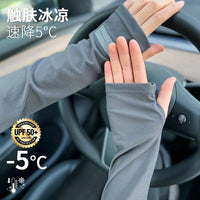 Unisex UV Protection Cooling Arm Sleeves for Outdoor Sports