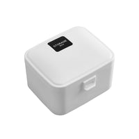 Japanese Style Minimalist Portable Storage Box with Lid for Charger Data Cable Desktop Drawer Small Items Organizer