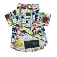 Dog Printed Shirt for Small to Large Breeds - Summer Thin Pet Apparel