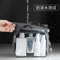 Travel Hanging Toiletry Bag Foldable Large Capacity Transparent Waterproof Wash Bag for Men and Women