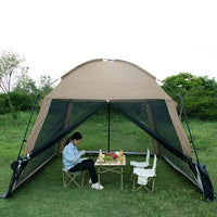 Outdoor Mesh Screen Canopy Tent for Beach Camping Picnics - Portable Sunshade and Insect Protection