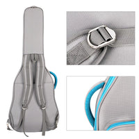 Jinchuan 40/41-inch Acoustic Guitar Gig Bag Thickened Padded Backpack with Accessories Pocket