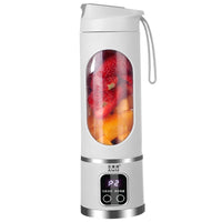 Portable USB Rechargeable Blender with Ice Crushing, 450ml Personal Juicer Cup