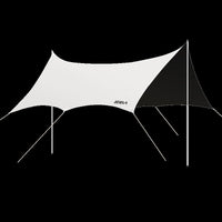 Primitive Man Hexagonal Sunshade Tarp Tent with Black Glue Coating for Outdoor Beach Camping