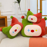 Cartoon Clown Plush Toy Pillow for Kids and Adults