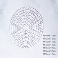 Lace Oval Embossing Die for DIY Cards & Paper Crafts