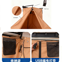 Portable Pop-Up Shower Tent for Outdoor Camping and Road Trips