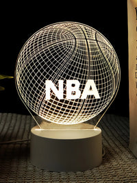 Sports Ball 3D Illusion LED Night Light for Bedroom Decor and Gifts