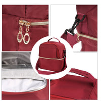 Multi-functional Insulated Lunch Bag Cooler Tote for Outdoor Picnic and Mom Bag