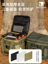 Outdoor Camping Heater Storage Bag Portable Multi-functional Cookware Gas Tank Anti-collision Organizer