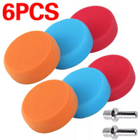 6-inch M14 Car Polishing and Buffing Sponge Pad Kit