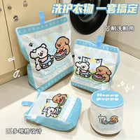 Cartoon Laundry Bag Set for Delicates and Woolens, Anti-deformation Fine Mesh Washing Bags
