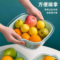 8-Piece Kitchen Strainer Bowl Set for Washing Vegetables, Fruits, and Rice