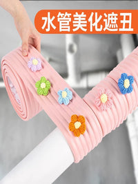 Pipe Decoration Cover with Sound Insulation for Air Conditioning and Gas Pipes