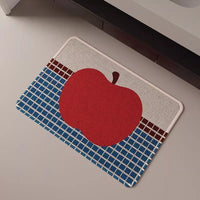 Linen Absorbent Non-Slip Bathroom Mat Quick Dry Toilet Floor Rug