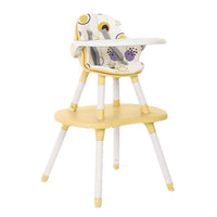 Little Dragon Happy Baby High Chair Multi-functional Detachable Mushroom Dining Chair for Infants and Toddlers