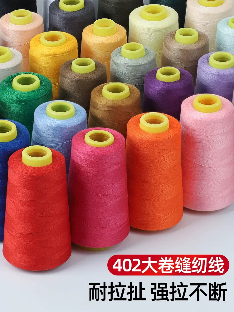 Household Sewing Machine Thread 402 Polyester Spool for Hand & Machine Sewing