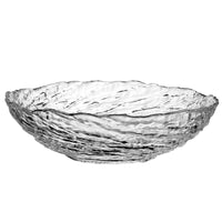 Crystal Glass Fruit Bowl Set for Living Room Coffee Table, Snack and Salad Serving