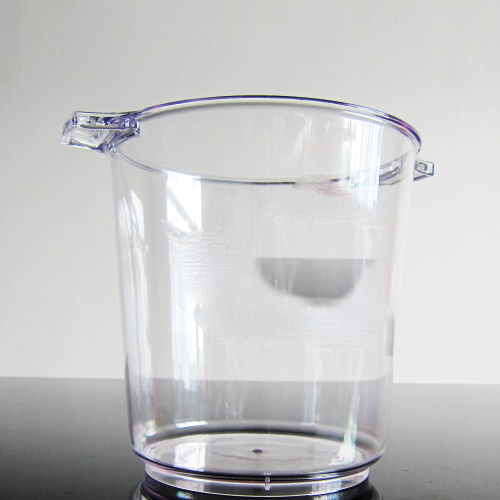 5L Clear Thickened Ice Bucket for Parties and Outdoor Gatherings