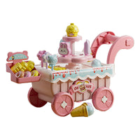 Kids' Electric Musical Ice Cream & Candy Cart Play Set with Lights & Sounds, 38-Piece
