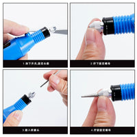 Mini Electric Rotary Tool Kit for 3D Prints, Models, DIY Crafts - Polishing, Grinding, Drilling, Engraving