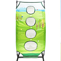 Portable Golf Practice Net and Hitting Mat Set for Swing and Chipping Training