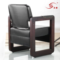 Baimeng Solid Wood Armrest Barber Chair for Hair Salons