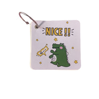 Ring-Bound English Vocabulary Flashcards Notebook Portable Memo Pad