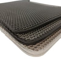 Double-Layer EVA Cat Litter Mat with Anti-Leakage Design, Washable and Detachable