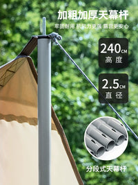 Nogard Garden Outdoor Tarp Shelter UV Protection Waterproof Sunshade for Camping