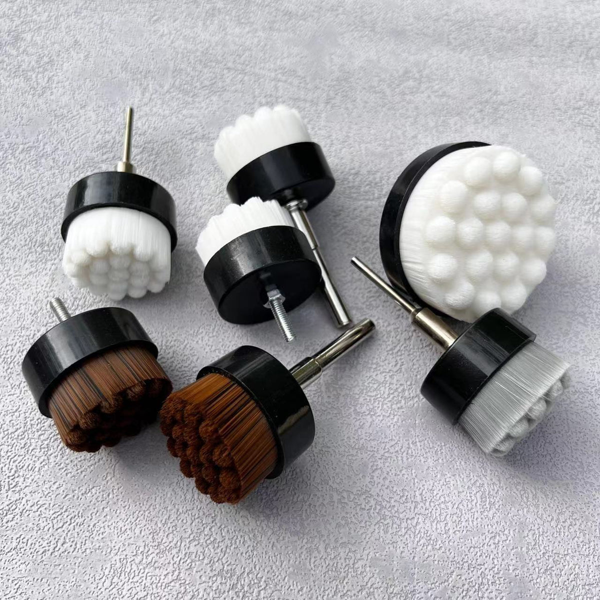 Electric Polishing Brush Head for Crafts and Jewelry, Nano Bristle Rotary Tool Attachment